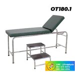 FIRSTPHYSIO เตียงตรวจโรคแสตนเลสพร้อมบันได รุ่น OT180.1