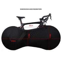 ถุงคลุมล้อจักรยาน กันฝุ่น คราบน้ำมัน ผ้ายืด THAIBIKE