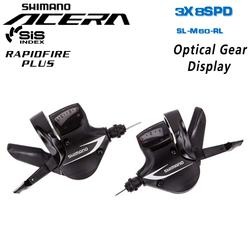 มือเกียร์จักรยาน SHIMANO ACERA, SL-M360, R/L, 3X8-SPD พร้อมสายในเกียร์