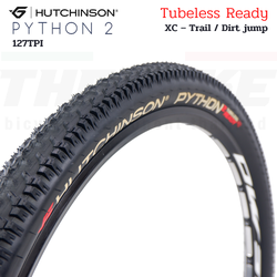 127TPI ยางนอกจักรยานขอบพับเสือภูเขา HUTCHINSON PYTHON 2 26X2.1 27.5X2.1 29X2.1 TUBELESS