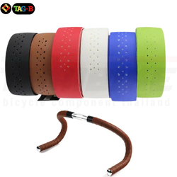 ผ้าพันแฮนด์จักรยานเสือหมอบ TAG-B แบบรู