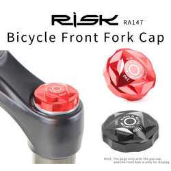 ฝาปิดโช๊ค ฝาปิดวาล์วสูบลมโช๊คจักรยานแบบ CNC RISK