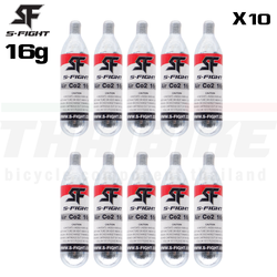 หลอด CO2 S-fight เติมลมจักรยาน ขนาด 16 กรัม แบบแพค 10 หลอด