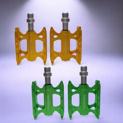 🚴♂️ บันไดจักรยาน MALAGEAF23 – อะลูมิเนียมCNCน้ำหนักเบา หมุนลื่นเกาะเท้าแน่นทุกทาง