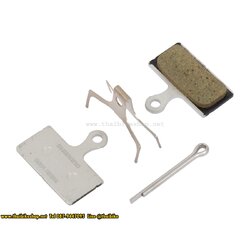 แผ่นยางเบลค XTR/XT, BR-M9000/M8000, RESIN, W/O FIN, ไม่มีปีกระบายความร้อน จักรยาน