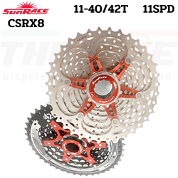 เฟืองจักรยานเสือหมอบ SUNRACE RX8 11SPEED 11-40T 11-42T ตัว TOP