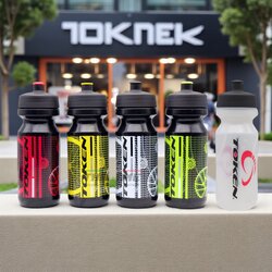 ขวดน้ำปั่นจักรยาน เดินป่า TOKEN ของแท้ ขนาด 600ml แบบนุ่ม บีบง่าย