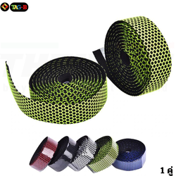 ผ้าพันแฮนด์จักรยาน TAG-B ซิลิโคน ลายรังผึ้ง หนานุ่ม หนึบมือ