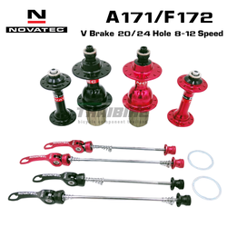 ดุมจักรยานวีเบรค 20/24 Novatec A171SB/F172SB พร้อมแกนปลด เสือหมอบ