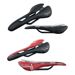 อานจักรยานตัวใหม่ล่าสุด EC90 รางคาร์บอน หุ้มหนังด้านบน