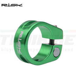 รัดหลักอานจักรยานแบบปลดช้า ขันน็อต RISK ขนาด 28.6 30.9 34.9