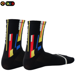 ถุงเท้าปั่นจักรยาน ถุงเท้าวิ่ง ลาย LOOK free size