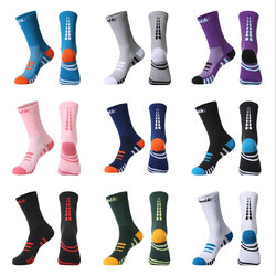 ถุงเท้าปั่นจักรยานเสือหมอบ เสือภูเขา SANTIC WM0P069 แบบยาวพิเศษ