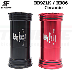 กะโหลกจักรยานอัดเกลียวกลาง S-fight รุ่น BB92LK / BB86 Ceramic Bearing 4124/4624