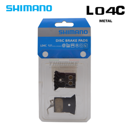 แผ่นยางเบรคดิสจักรยานเสือหมอบ SHIMANO DURAACE BRR9170/BRRS805/BRRS505, METAL (L04C), W/FIN, มีปีก