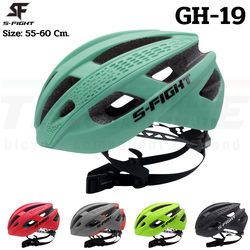 หมวกกันน็อคสำหรับการปั่นจักรยาน S-FIGHT รุ่น GH-19 ที่ออกแบบมาเพื่อความปลอดภัยและความสบายในการใช้งาน