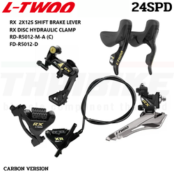 ชุดเกียร์ดิสเบรคน้ำมันจักรยานเสือหมอบ 24SPD LTWOO RX 2x12 คาร์บอนเวอร์ชั่น
