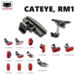 แคลมป์รัดไฟท้ายรุ่นใหม่ติดใต้อานนั่ง CATEYE, RM1 รัดไฟจักรยานใต้เบาะ