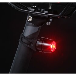 ไฟท้ายจักรยานแบบชาร์จ USB ไฟติดหมวก THAIBIKE บอดี้อลูมิเนียม