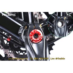 ฝาปิดกะโหลกกลวง RISK M20 (สีแดง)