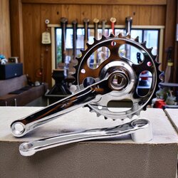 ชุดขาจานจักรยานกะโหลกเหลี่ยม TAG-B สำหรับจักรยานเด็ก ขนาด 20/24 นิ้ว"