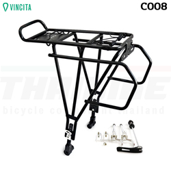 VINCITA C008 — ตะแกรงหลังดิสก์เบรค พร้อมแกนปลด (Quick Release) สำหรับล้อ 24"–29"