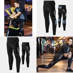 กางเกงปั่นจักรยานขายาวเป้าเจล TRYSIL 5D