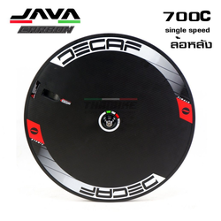 ล้อจักรยานเคาร์บอนแบบทึบ สำหรับ 700C FIXGEAR SINGLESPEED ยี่ห้อ DECAF ล้อดิสทึบ