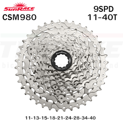 เฟืองจักรยาน SUNRACE 9 SPEED ขนาด 11-40T รุ่น CSM980