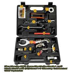 กล่องเครื่องมือ KAYOBA 15 ชิ้น เครื่องมือซ่อมจักรยาน