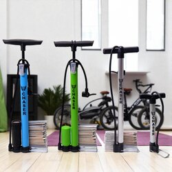 CHASER X สูบลมเอนกประสงค์ตั้งพื้นสูบจักรยาน เกจวัด PSI รองรับทุกหัวจุ๊บ