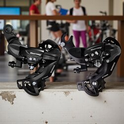 ของแท้ ศูนย์ไทย ตีนผีหลัง ตีนผีจักรยาน SHIMANO TOURNEY, RDTY300, 6-7-SPEED