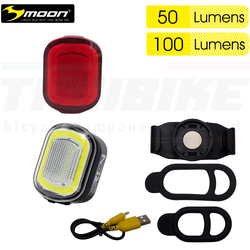 ไฟหน้า ไฟท้ายจักรยาน MOON ORION-R ORION-W ไฟสีแดง สีขาว ชาร์จ USB