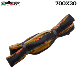 ยางฮาล์ฟ ยางนอกจักรยานเสือหมอบ Challenge Strada Pro 28" Tubular Tyre 700X30