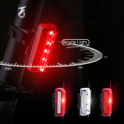 ไฟท้ายจักรยานชาร์จ USB ยี่ห้อ NQY รุ่น NQY-097