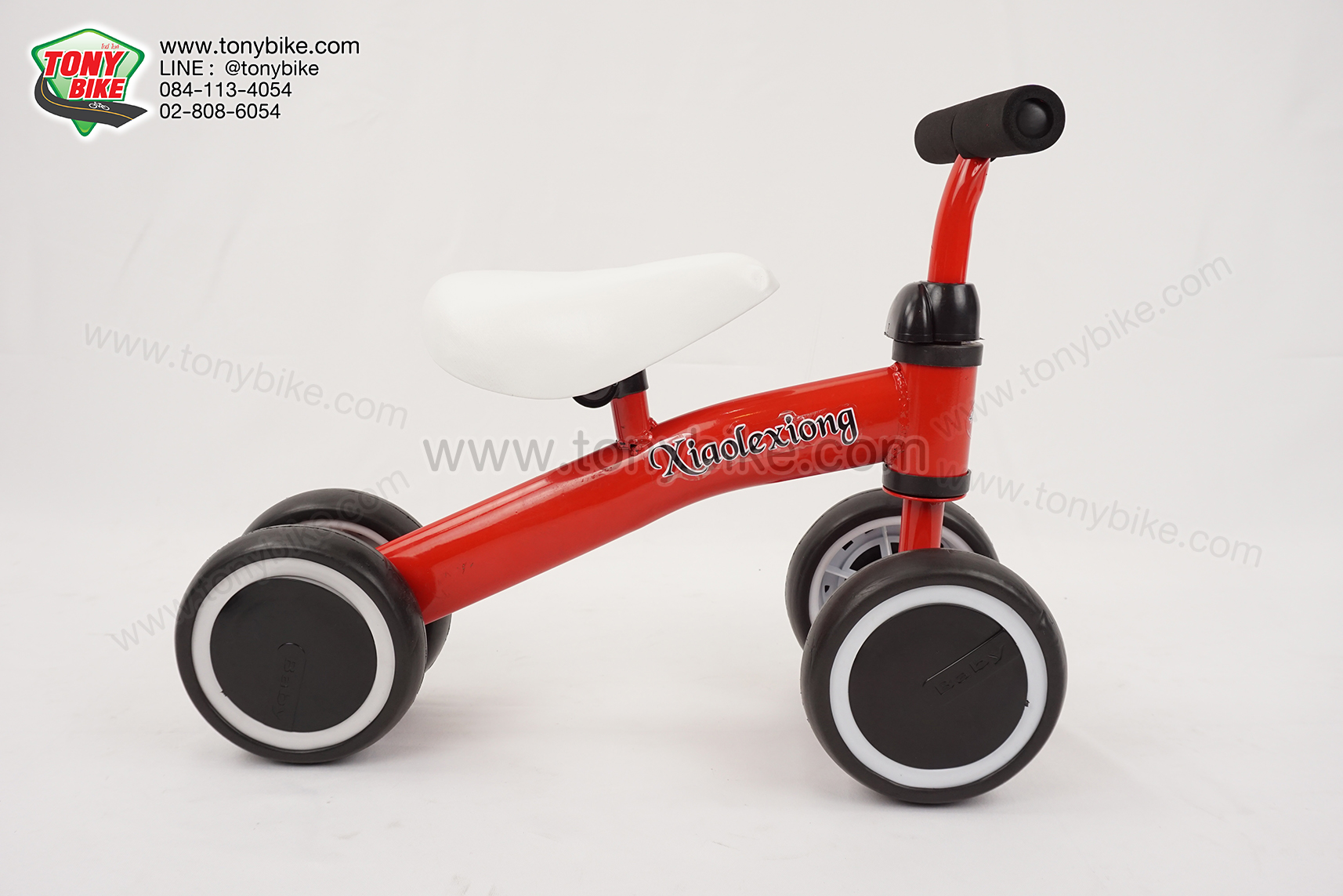จักรยานขาไถ จักรยาน balance bike สีแดง