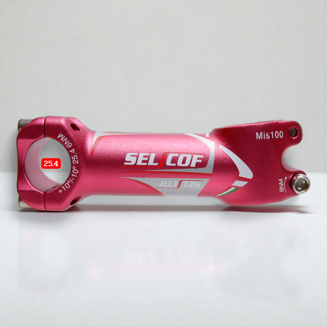 สเต็มจักรยาน SELCOF K043 ±10° 7071 อลูมิเนียม คอแฮนด์ 25.4/31.8 มม. น้ำหนักเบา แข็งแรง งานไต้หวัน