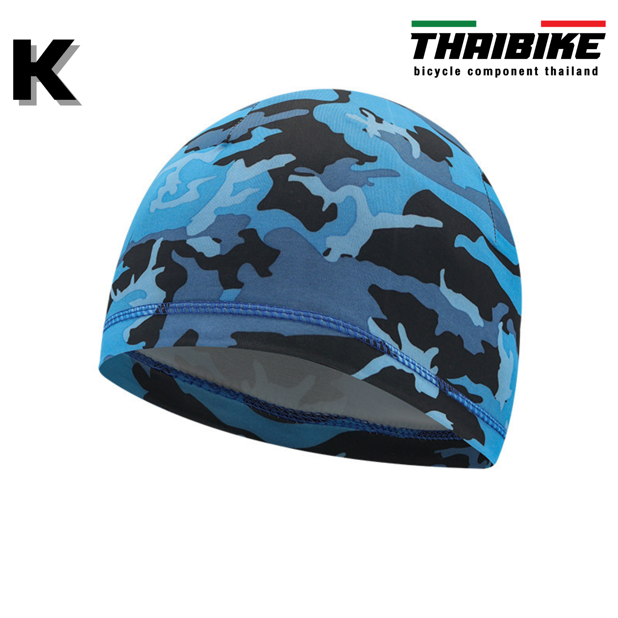 ผ้าคลุมหัวกันเหงื่อ ปั่นจักรยาน ออกกำลังกาย ขี่มอเตอร์ไซต์ ผ้ารองหมวกกันน็อค THAIBIKE