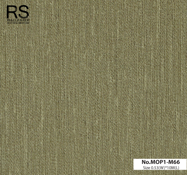 วอลเปเปอร์สีเขียวขี้ม้า มีเทกเจอร์เส้น NO.MOP1-M66