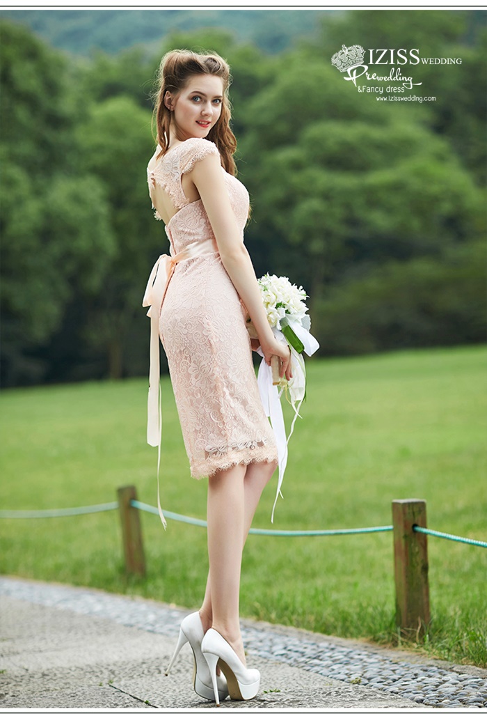 ฺBM0120 - พรีออเดอร์ ชุดเพื่อนเจ้าสาวราตรียาวธีมสีส้มโอโรส/สีเทา น่ารักมากๆค่ะ