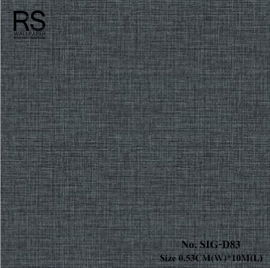 วอลเปเปอร์ โทนน้ำเงินดำ ลายผ้า No.SIG-D83