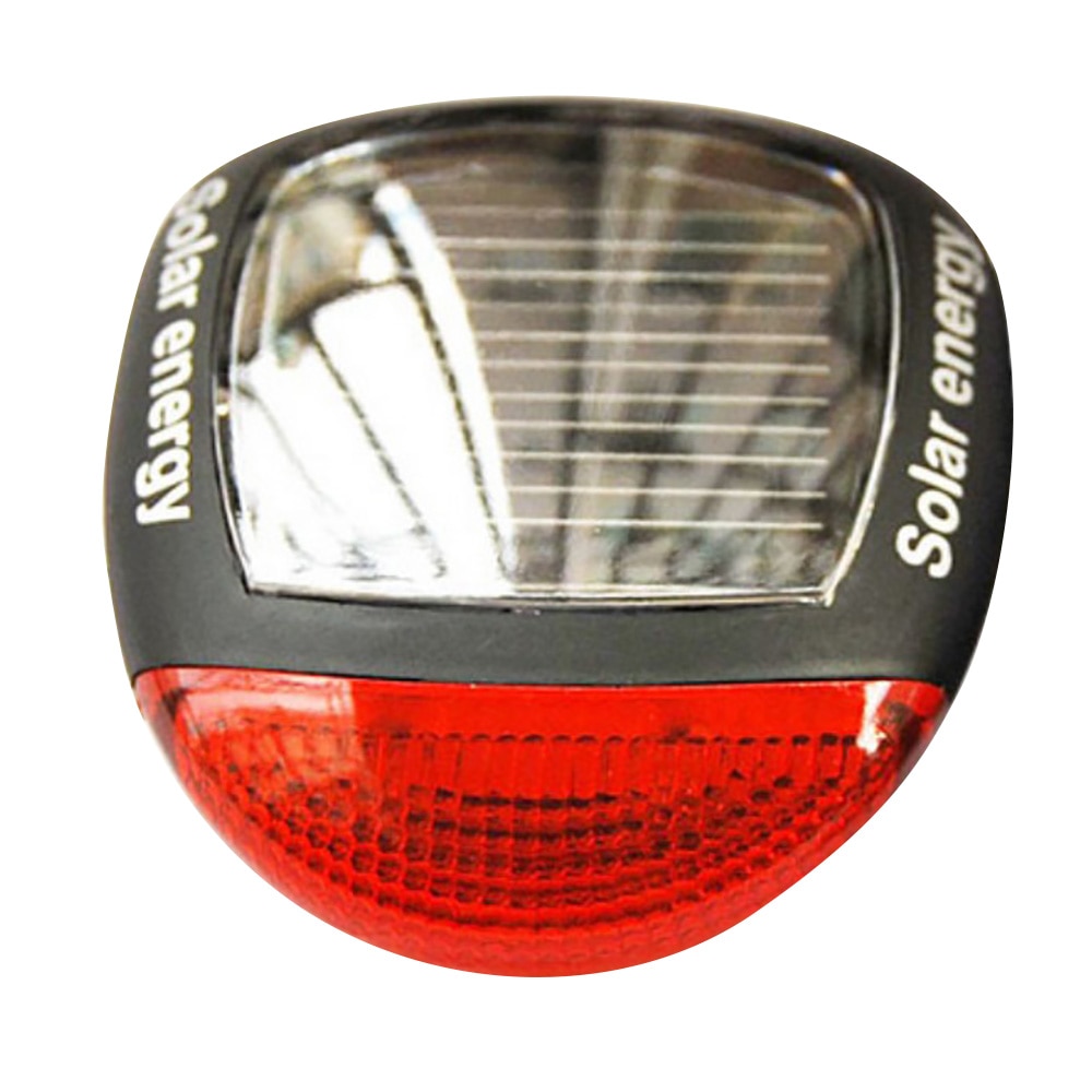 ไฟท้ายโซล่าเซล ติดจักรยาน ไม่ต้องใส่ถ่าน ไม่ต้องชาร์จ ไฟท้ายจักรยาน