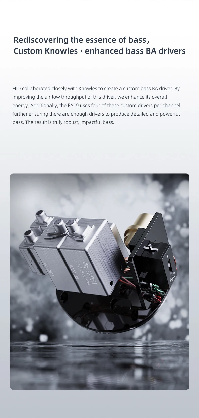 FiiO FA19 หูฟัง 10 ไดรเวอร์ Knowles BA, Crossover เกรด audiophile สายเงินไฮเอนด์ รองรับ Hi-Res ประกันศูนย์ไทย