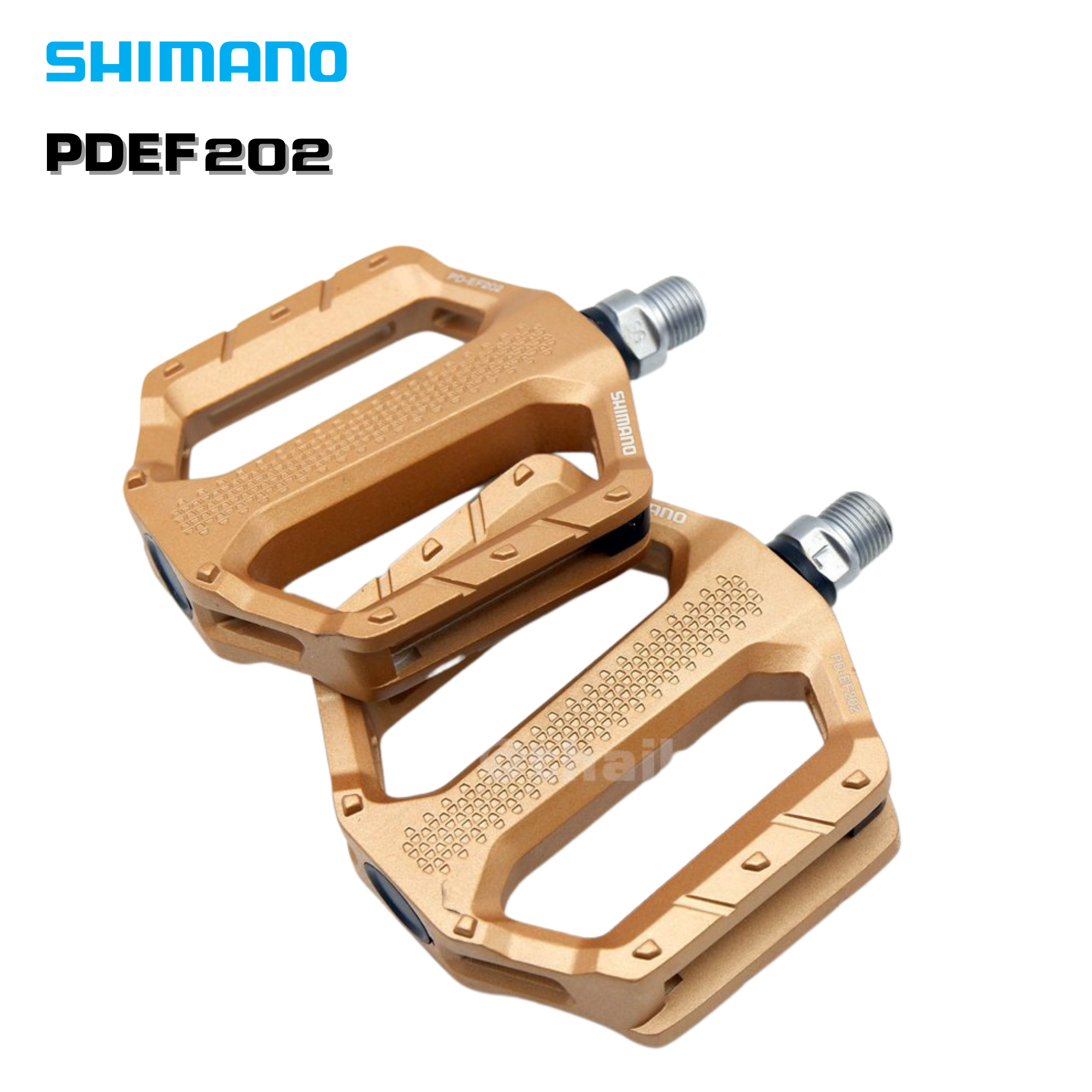 บันไดจักรยานเสือภูเขา เสือหมอบ SHIMANO FLAT, PD-EF202/PD-EF102
