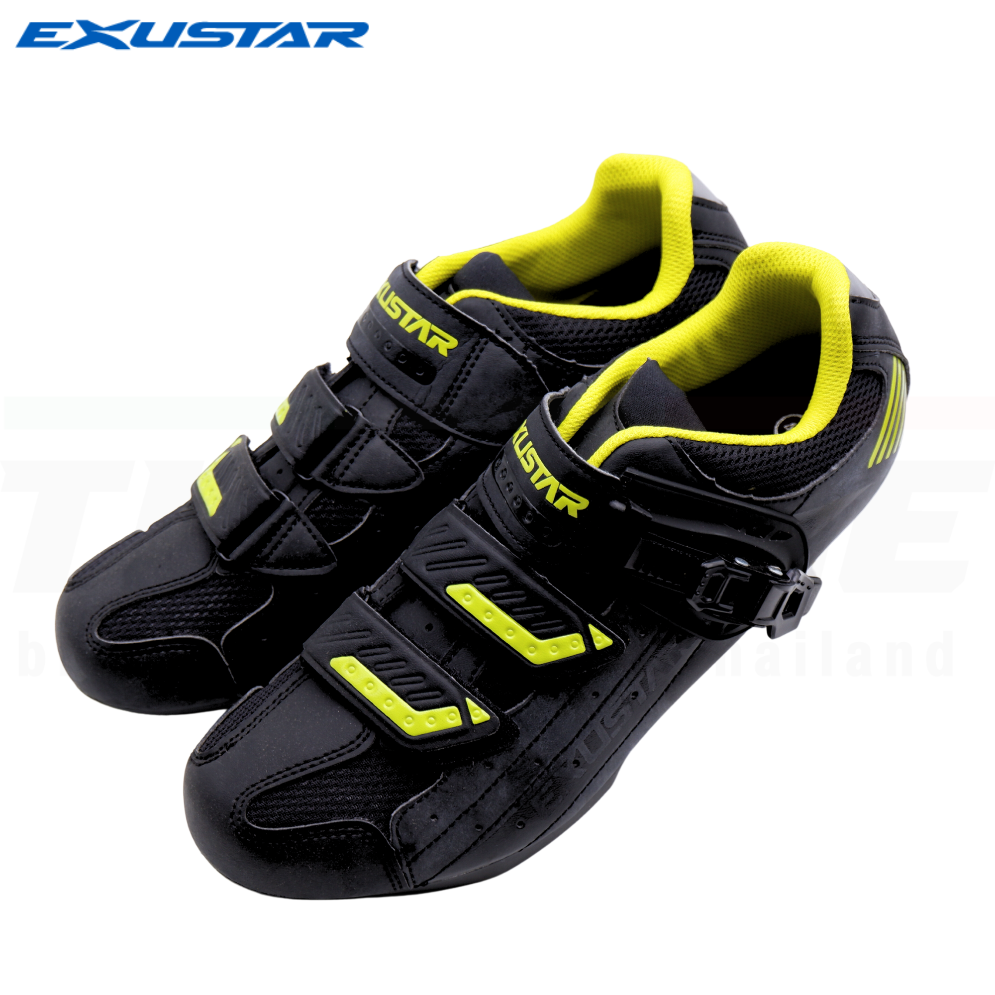 รองเท้าปั่นจักรยานเสือหมอบ รองเท้าคลีต EXUSTAR E-SR404