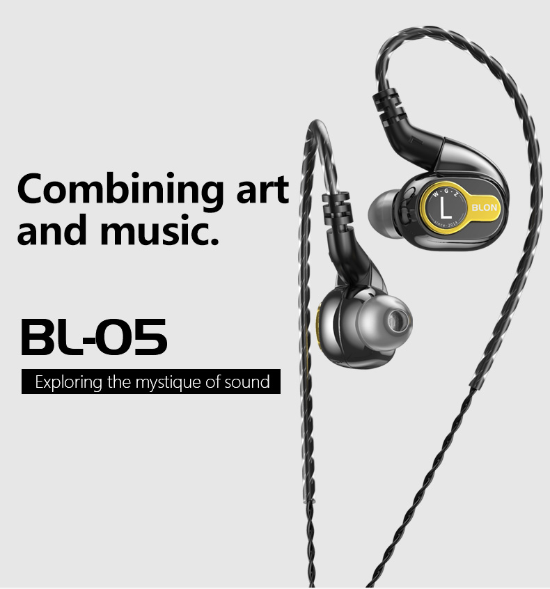 ขาย Blon BL05 หูฟัง Dynamic 10mm ใช้ Carbon Diaphragm เป็นส่วนประกอบไดร์เวอร์