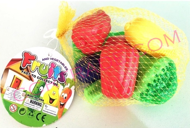 ผักเสริมการเรียนรู้ 8 ชิ้นถุงตาข่าย 15 ซม.