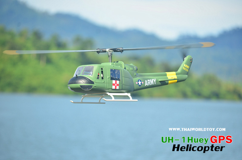 ๊็UH-1 Huey GPS Helicopter 450 FLywing+H1