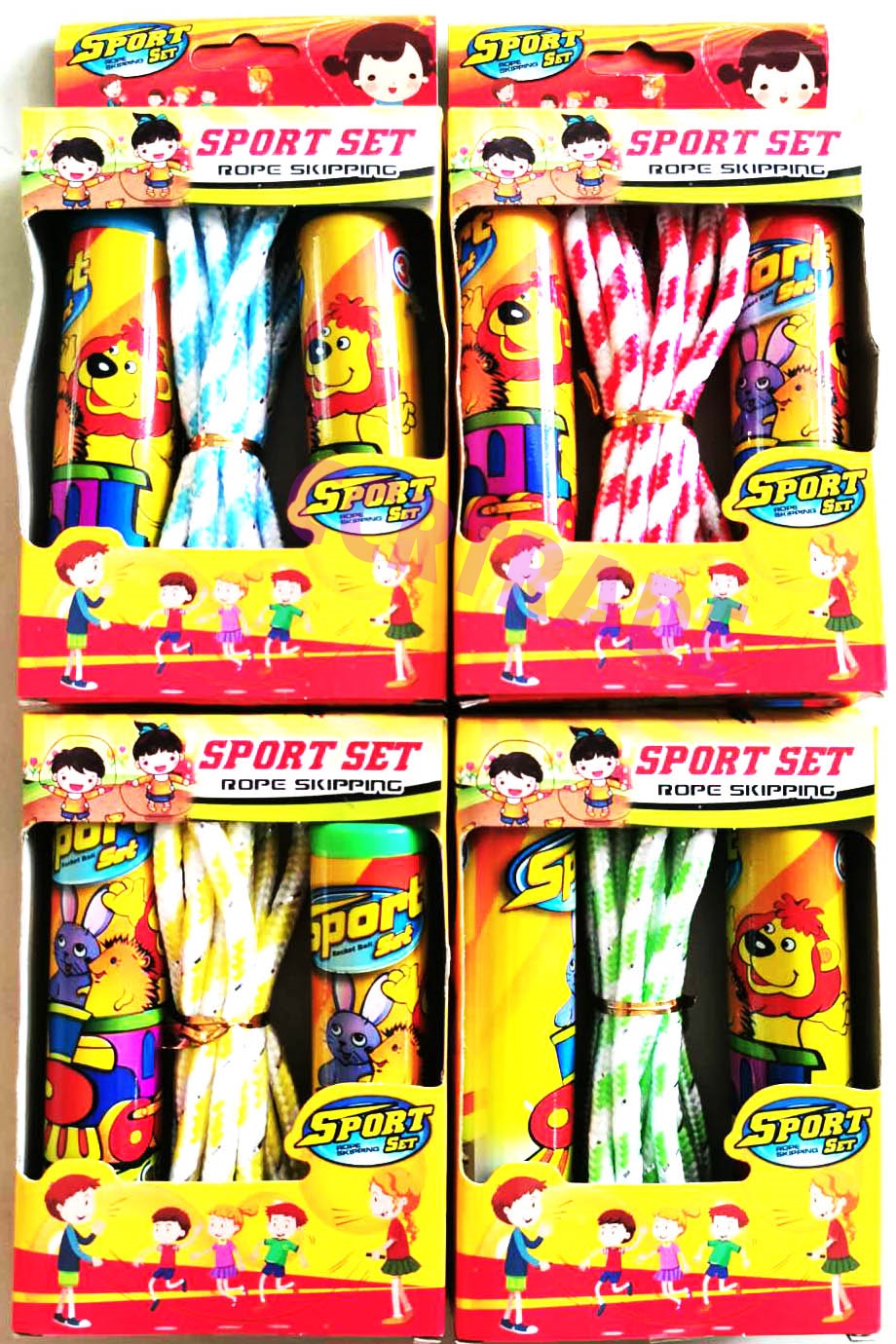 เชือกกระโดดการ์ตูนกล่อง 19.5 ซม.