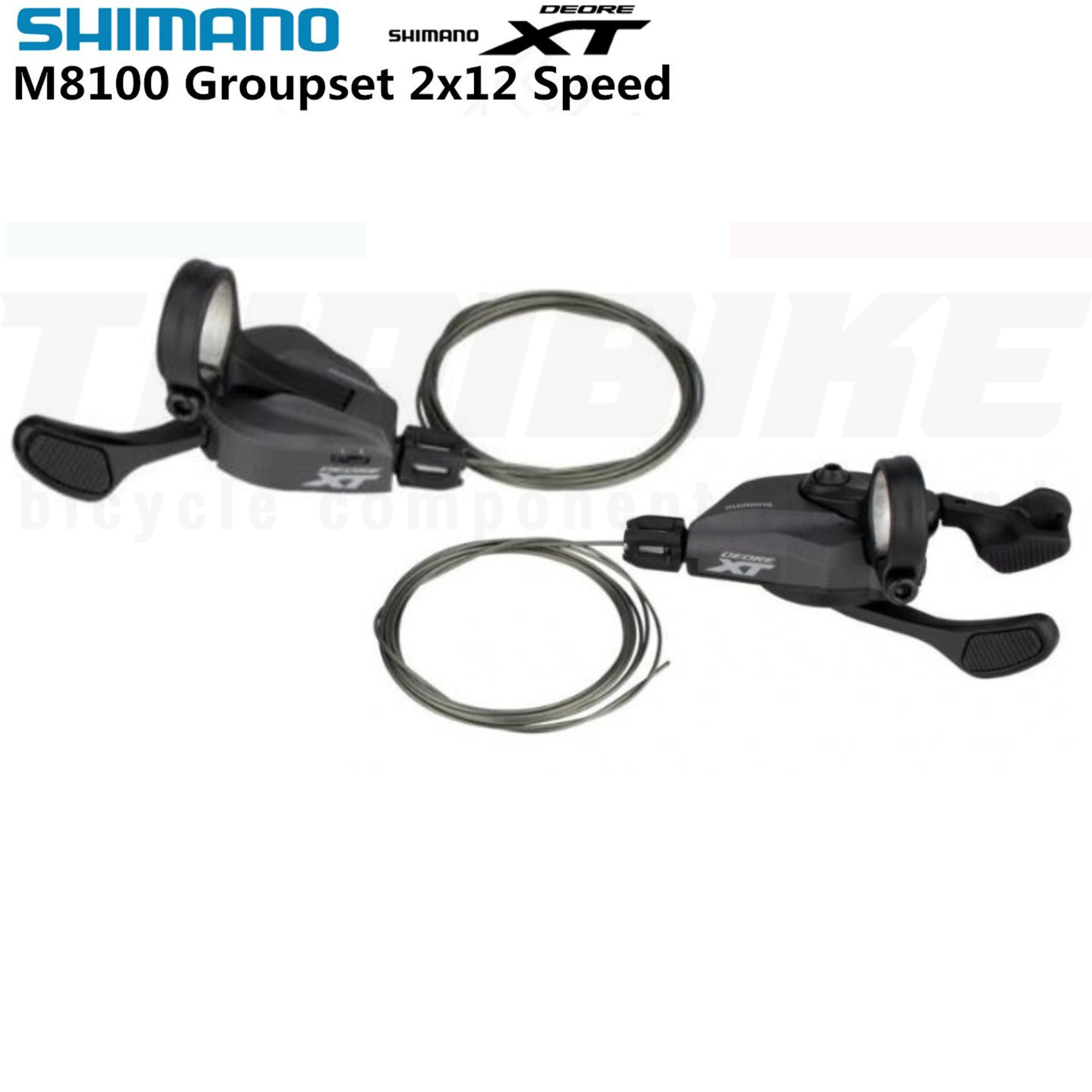 ชุดเกียร์จักรยานเสือภูเขา 1X12 2X12SPD SHIMANO XT M8100 Groupset